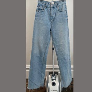 Zara High Rise Wide Leg Jeans